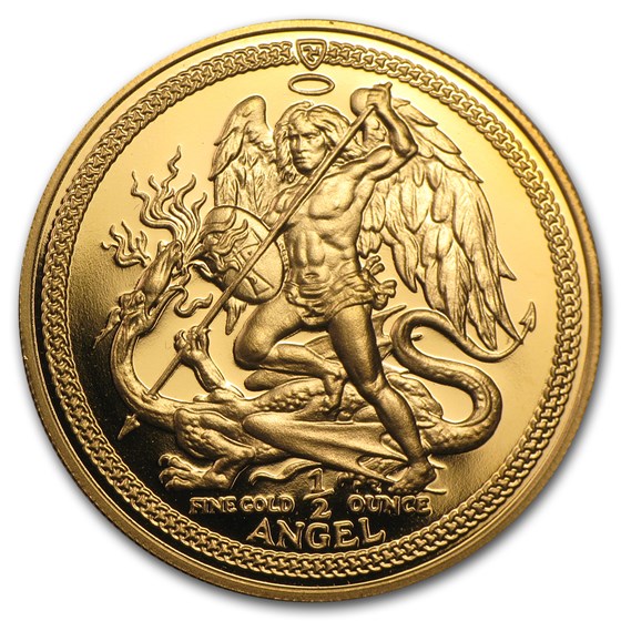 Isle of Man 1/2 oz Gold Angel BU/Proof (Random Year) Isle of Man 1/2 oz Gold Angel BU/Proof (Random Year)